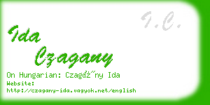 ida czagany business card